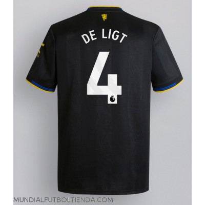 Camiseta Manchester United Matthijs de Ligt #4 Tercera Equipación Replica 2025-26 mangas cortas Camiseta Manchester United Matthijs de Ligt #4 Tercera Equipación Replica 2025-26 mangas cortas
